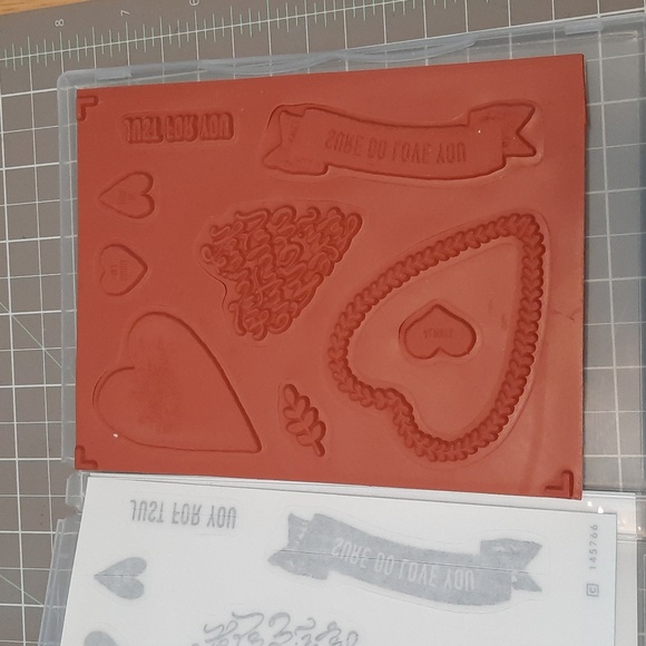 Sure Do Love You cling rubber stamp set - Picture 2 of 3